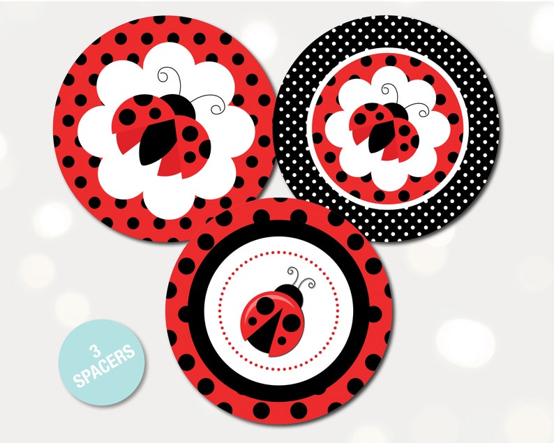 Ladybug Baby Shower Printables Printable Party Banner Shower - Etsy