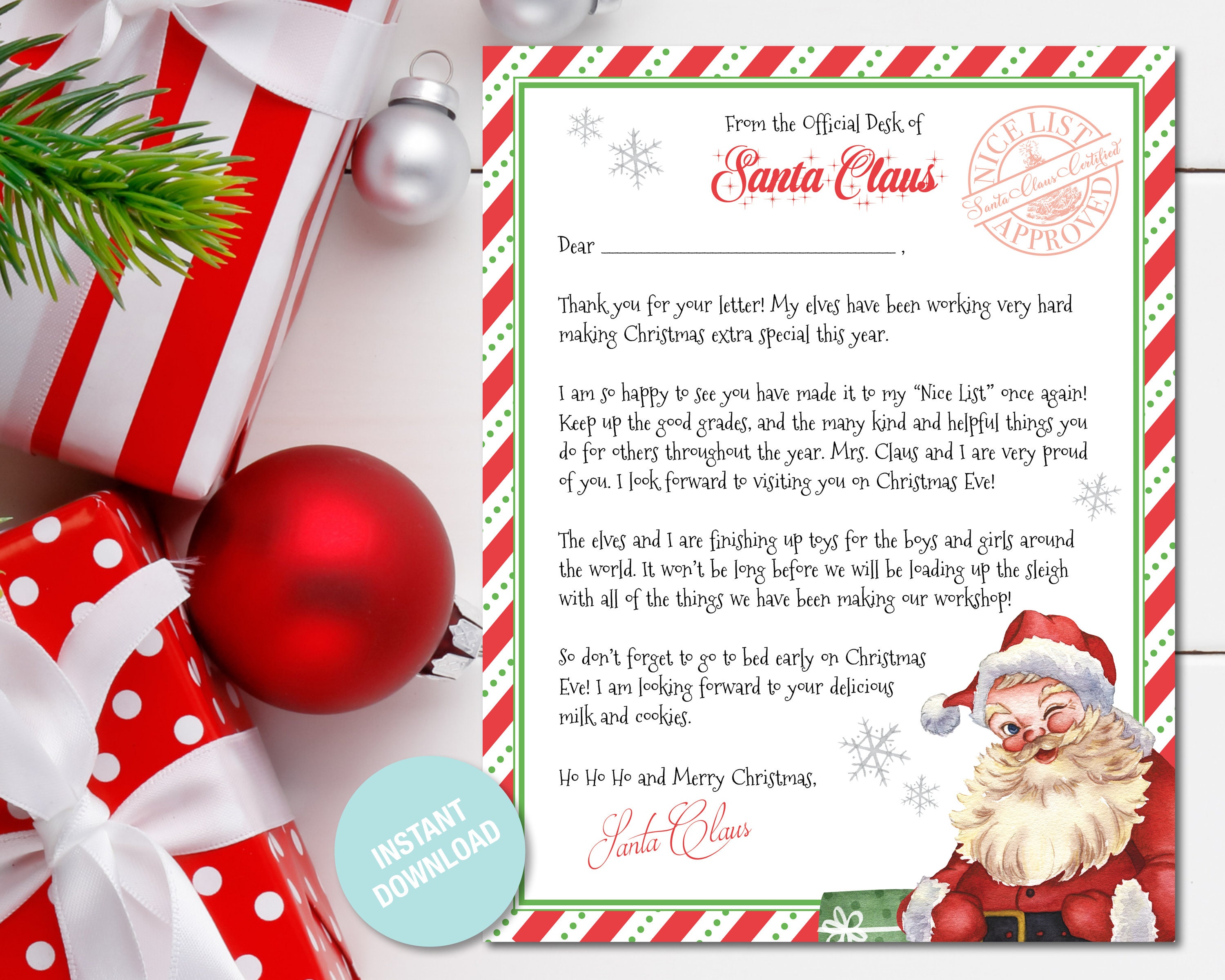 Carta Bella Letters to Santa Washi Tape- Christmas Script Snow