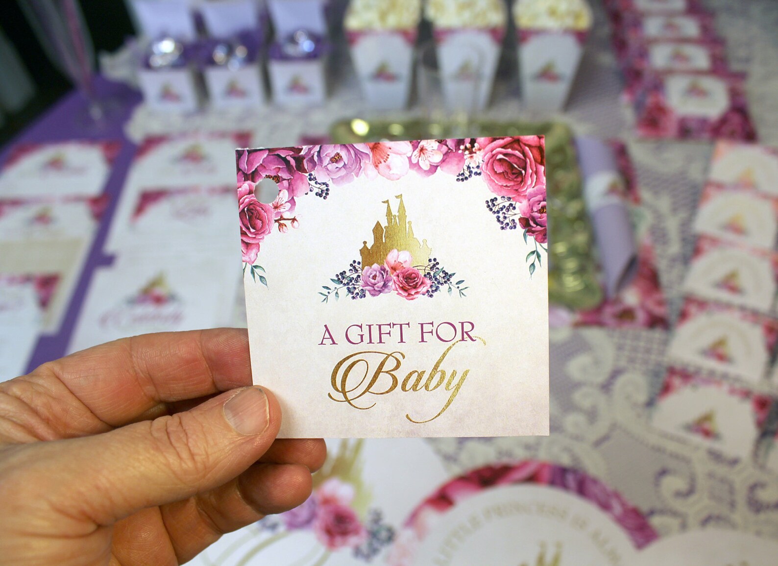 Princess Party Princess Gift Tags Gift Tags Princess Etsy