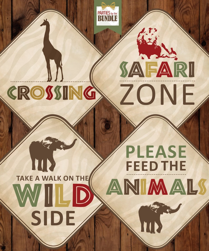 safari-birthday-party-signs-safari-birthday-printables-etsy