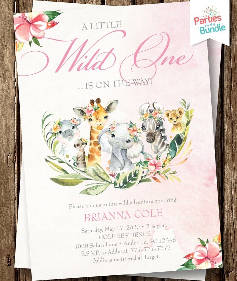 Editable Safari Girl Baby Shower Invitation Jungle Baby Shower Vrogue Editable Safari Girl Baby Shower Invitation Jungle Baby Shower Vrogue