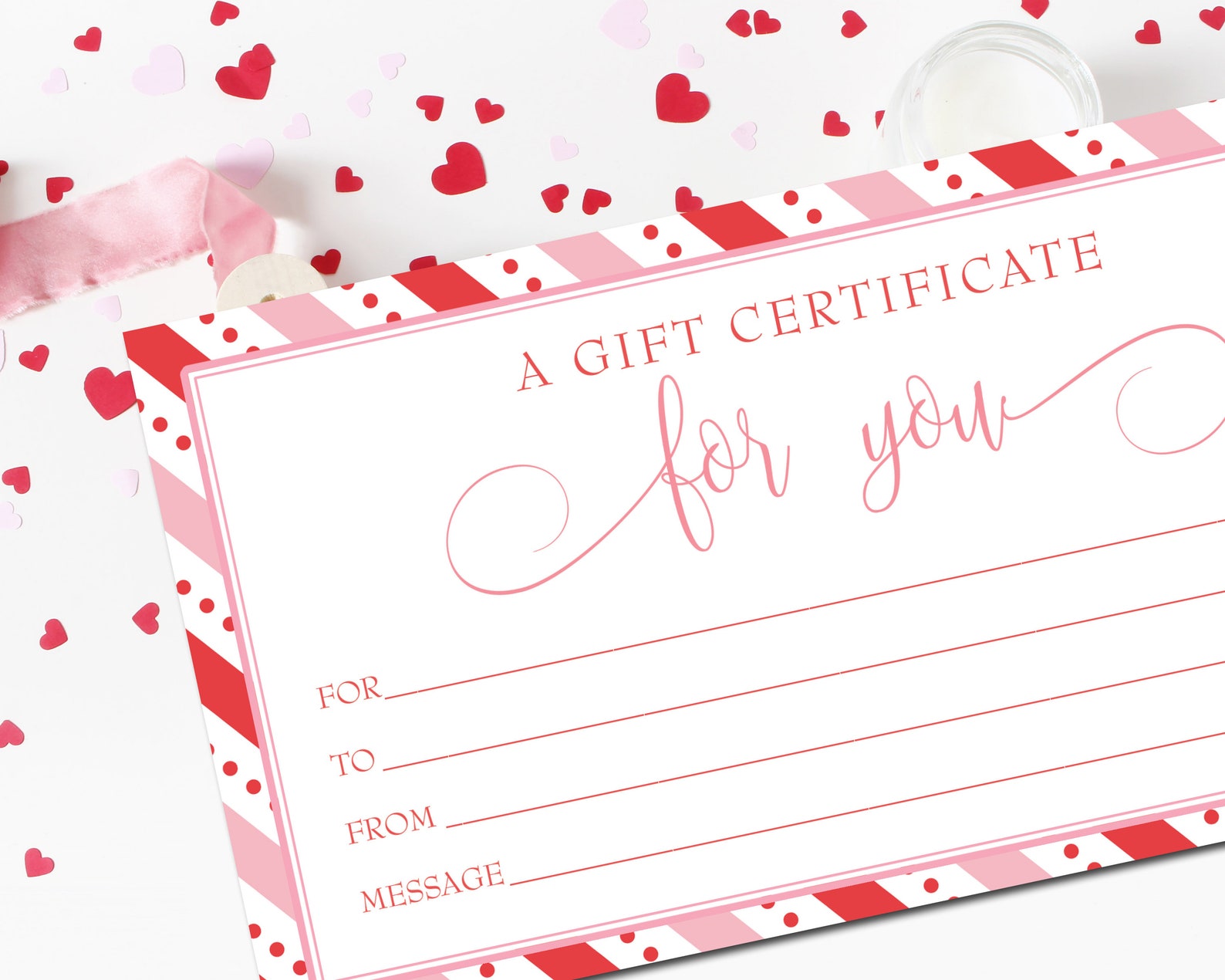 Printable Valentine's Day Gift Certificate - Etsy