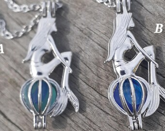 Medallones de sirena, medallones de gafas de mar