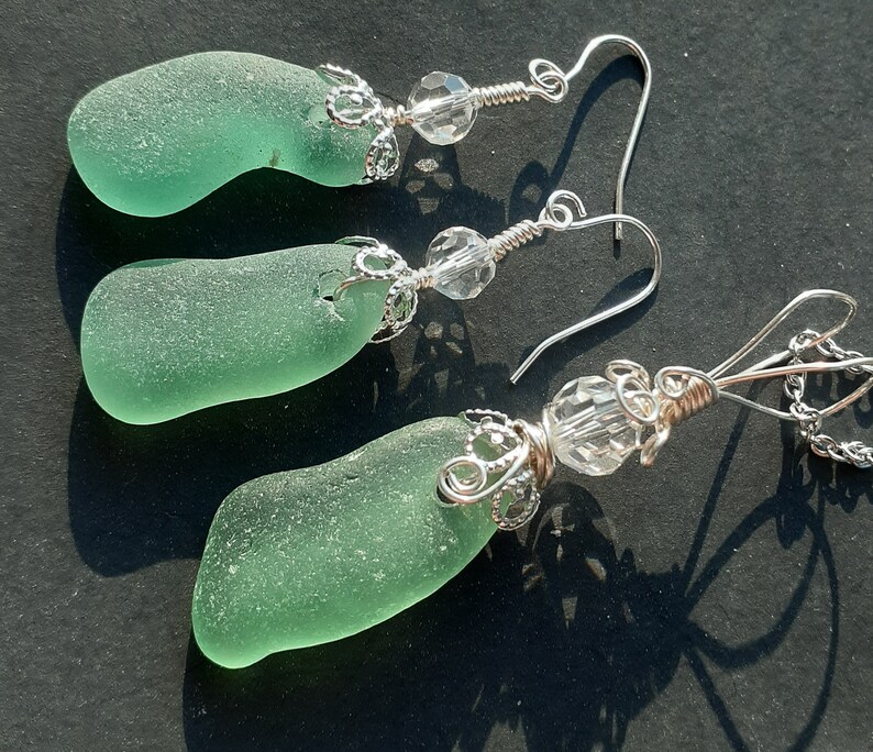 Gorgeous Aqua Teal Spanish Seaglass Set