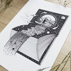 Door to Another World // A4 Vertical Size Print. Boatman - Etsy