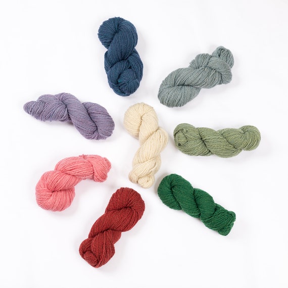 100% Clun Forest Wool Multi-color Yarn 
