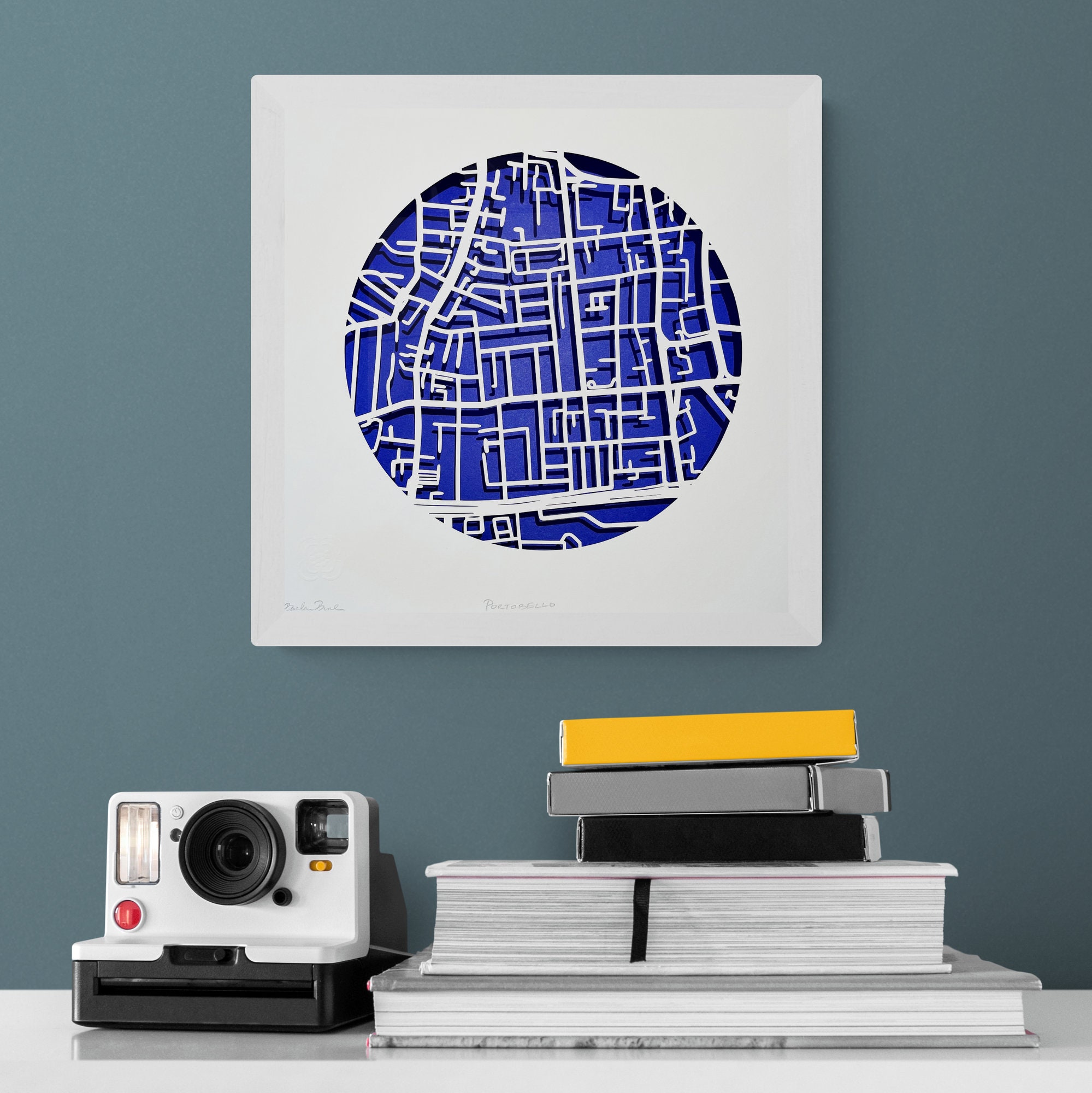 Portobello, Dublin, Ireland Papercut Map, Irish Handmade Gift, Ireland