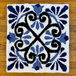 Portuguese Tile Inspired Rug #1