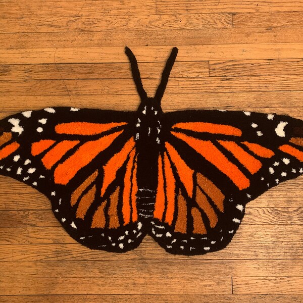 Butterfly Rug Etsy