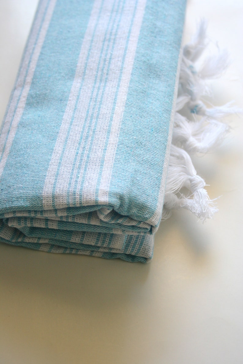 Turkish Towel Turquoise Turkish Towel Turkish Towel Beach | Etsy