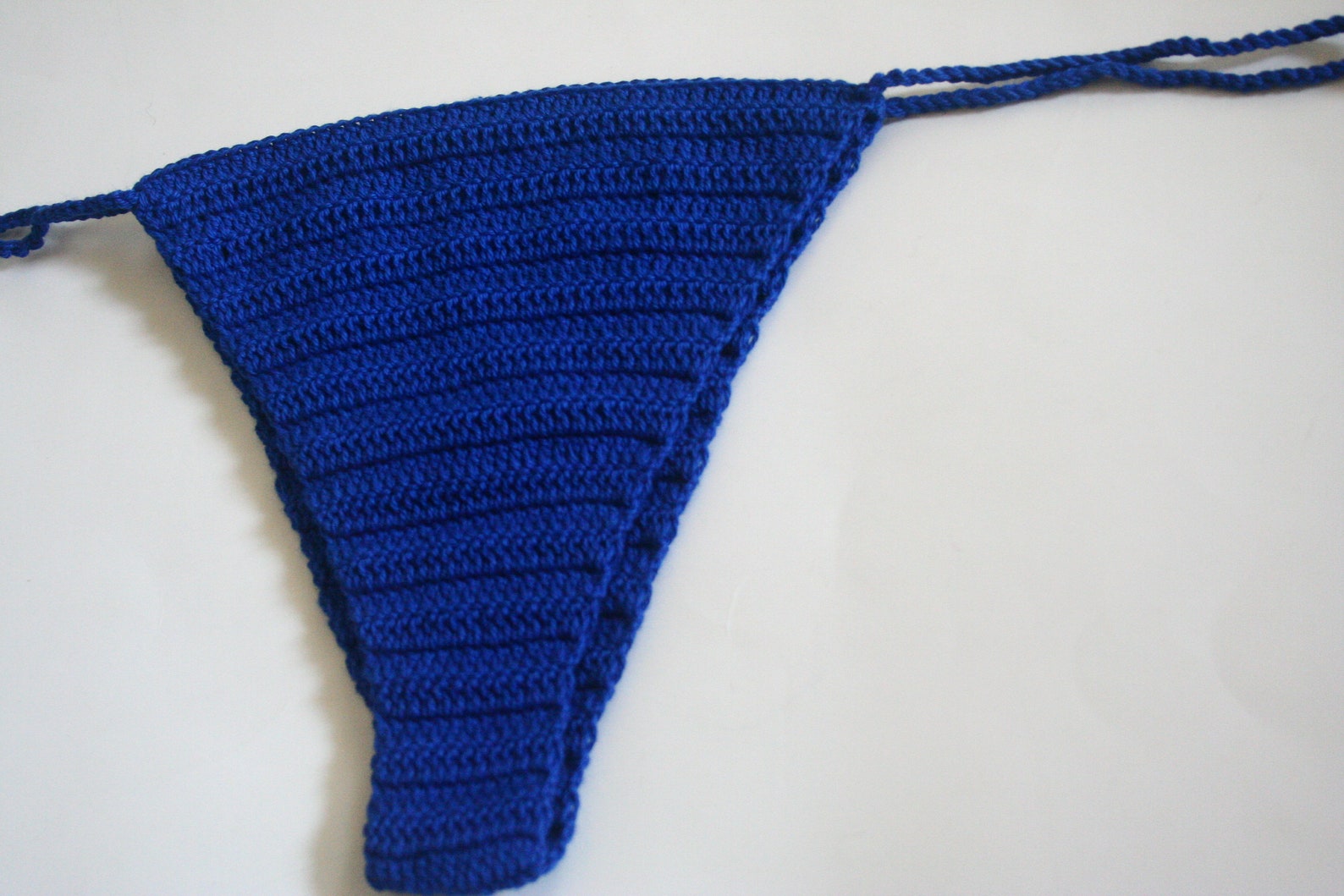 Basic Crochet Bikini Bottom Blue Bikini Sax Blue Etsy