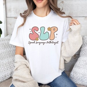 Camicia SLP Logopedia T-shirt Supervisore SLP Regalo Insegnante di discorso Logopedia Camicia Neurodiversità Autismo Regalo di accettazione