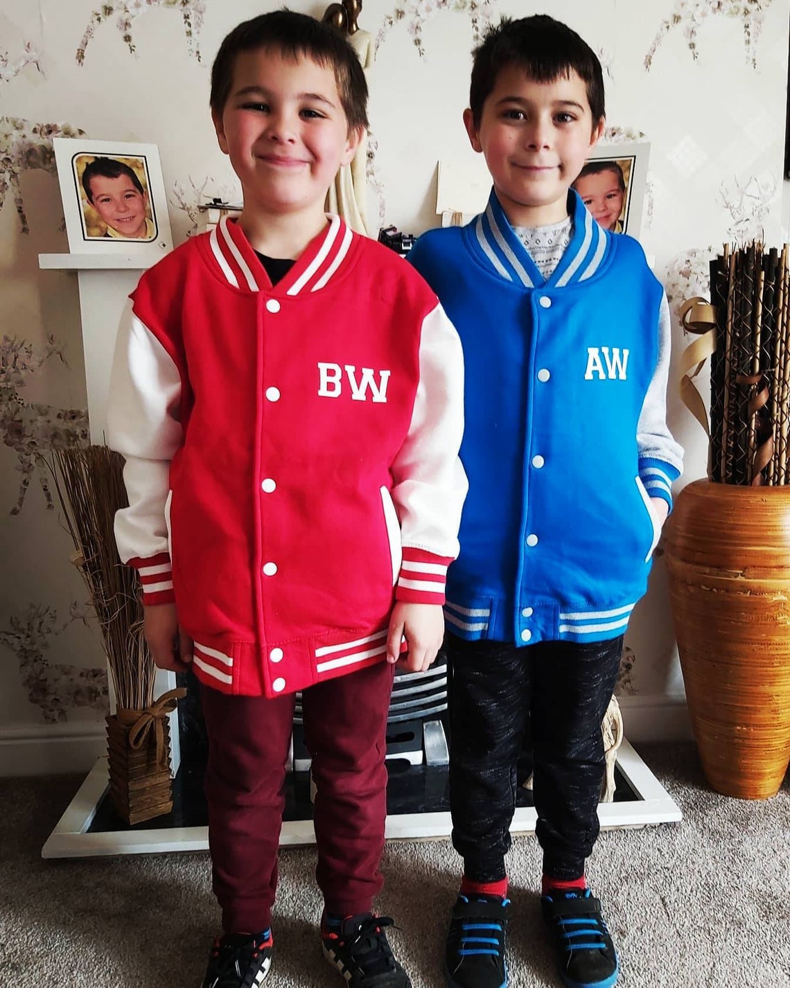 Personalised Kids Varsity Jacket Etsy