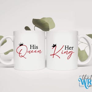 Queen/King Mug Set