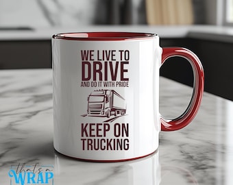 Keep on Trucking Becher