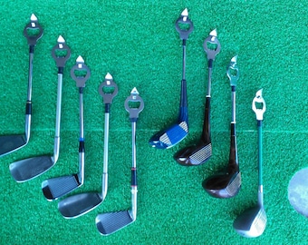 VINTAGE GOLF CLUB-flesopener (bieropener)-accessoires cadeaubar bruidsjonkers