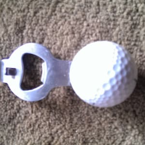 Golf Ball Bottle and Can Opener