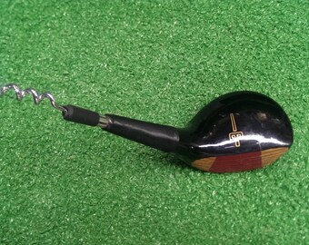VINTAGE GOLF CLUB Wijn Kurkentrekker (Wijnopener)-Groomsmen Gift-Bar Accessoires