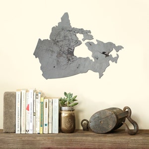 CANADA Country Wood Cut Out Silhouette Wall Art Decor House Warming image 1