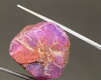 Beautiful trapiche Pink sapphire raw extremely rare sapphire 46 carats 20x18 mm trapiche pink sapphire