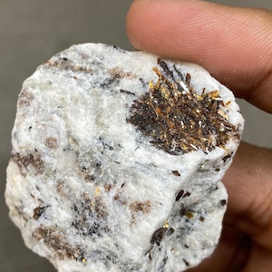 Extremely Rare Astrophyllite 345 carats 51x43mm star raw shimmering huge size druzy golden fire astrophyllite raw collection grade item