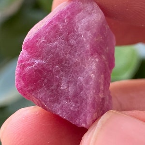 Natural ruby raw 67.5 carats size 25x1mm unheated ruby natural ruby