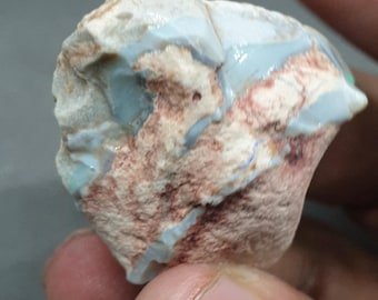 Fantastisk australisk opal grön eld sällsynt enda stycke råvikt 93,50 karat 34 x 26 mm australisk opal rå