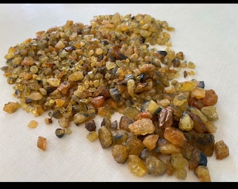 Zafiro amarillo natural sin calentar, sin tratar, en bruto, minas de Kenia, zafiro amarillo en bruto, paquete de 5130 quilates, hermoso color amarillo limón