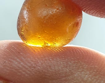 Orange Fanta Garnet Rough Raw Crystal |  10.50 cts | 12.4x11mm | Natural Gemstone for Jewelry Making, Collectors, Mineral  spessartite