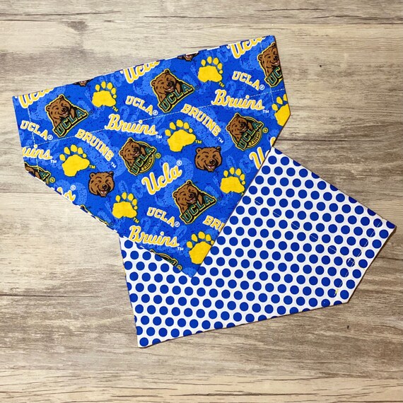 UCLA Bruins Over the Collar Dog Bandana // UCLA Reversible Dog Etsy