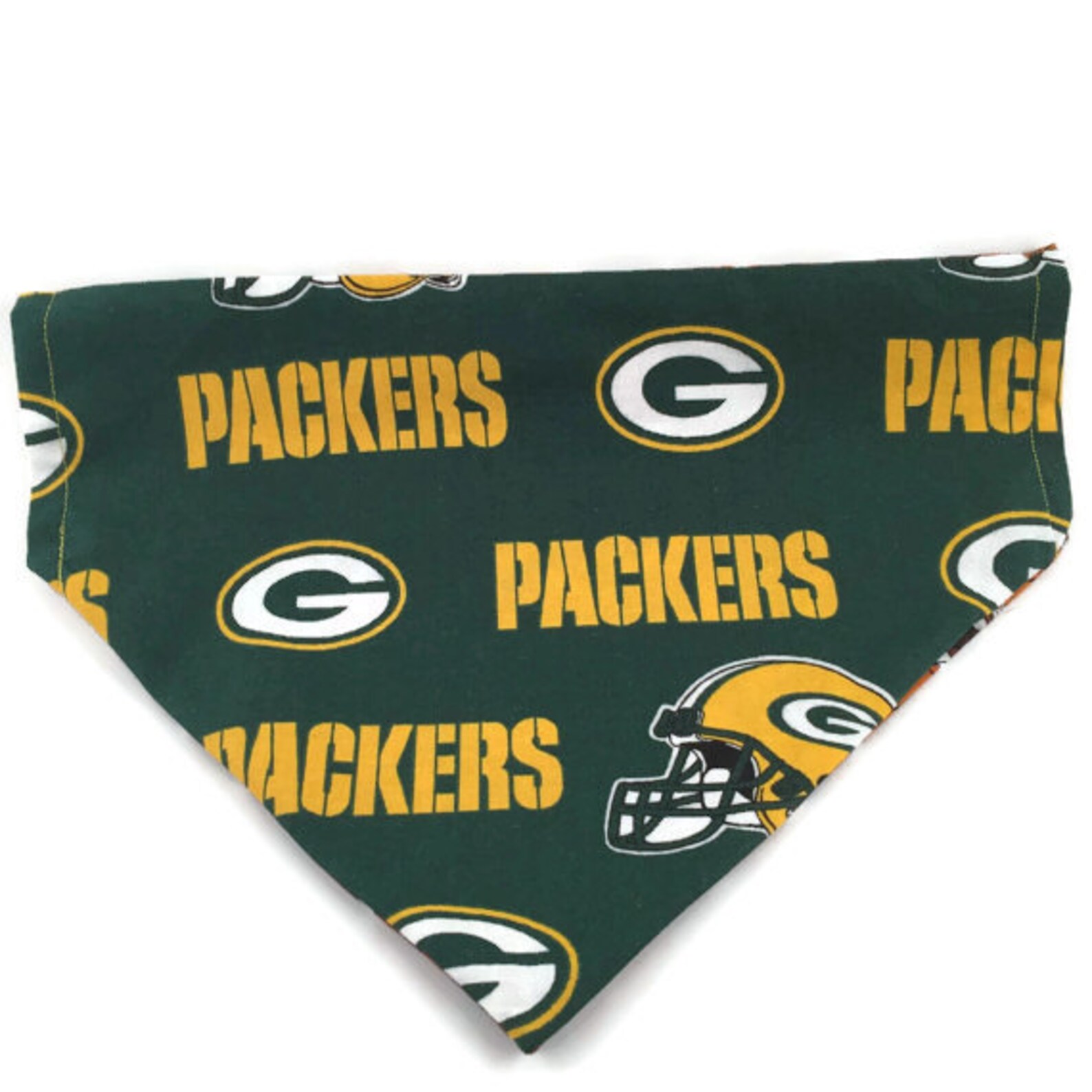 Green Bay Packers Over the Collar Dog Bandana // Packers Etsy