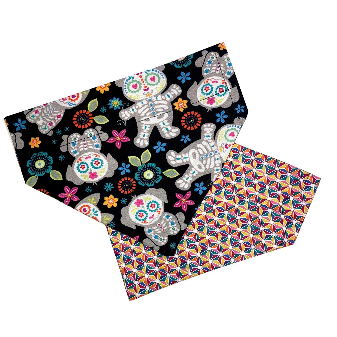 Zucker Schädel über das Halsband Hund Bandana / / Tag der Etsy