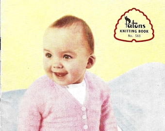 Patons Knitting Book No 568. Birth to 12 months