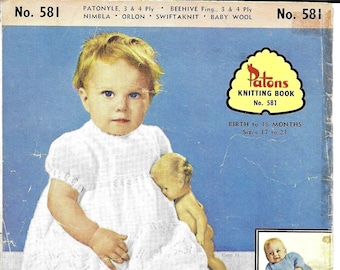 Patons 581. Birth to 18 months.