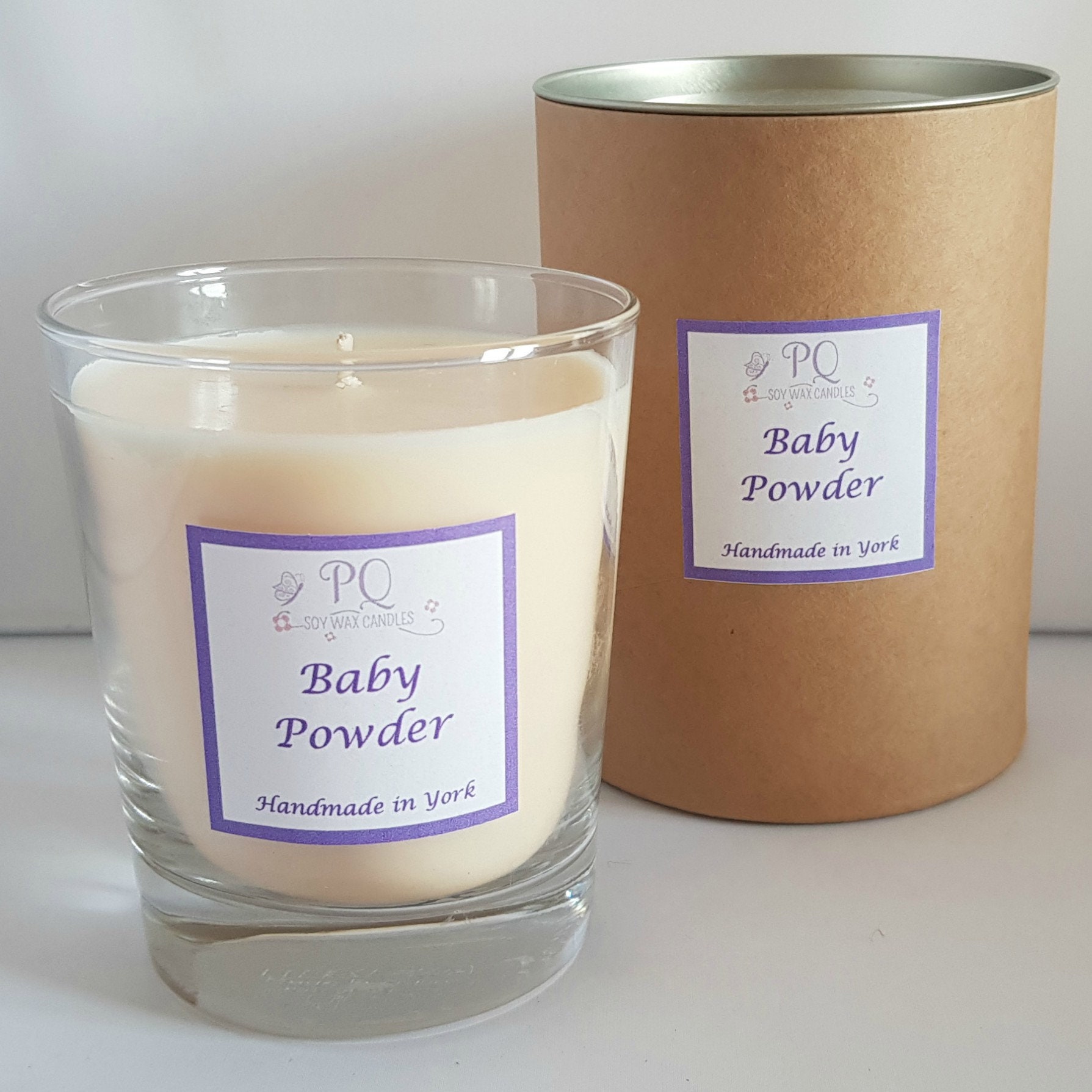 Baby Powder Candle Soy Wax Candle Fresh Clean Aroma Candle Etsy