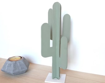 Nordic style decorative cactus, Botanical and minimalist decor, Unique plants & nature lovers gift