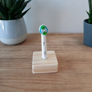 Soporte de cepillo de dientes eléctrico, Capacidad para 2 cabezales Oral B,  Accesorios para el baño sostenibles y de estilo minimalista -  España