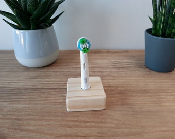 Electric toothbrush holder, Compatible with Oral B toothbrush heads, Minimalist and sustainable bathroom accessories, Eco friendly gift