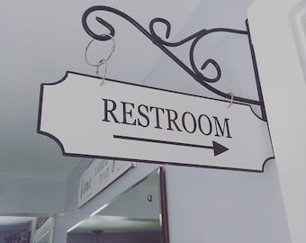 Arrow Bathroom Decor Etsy