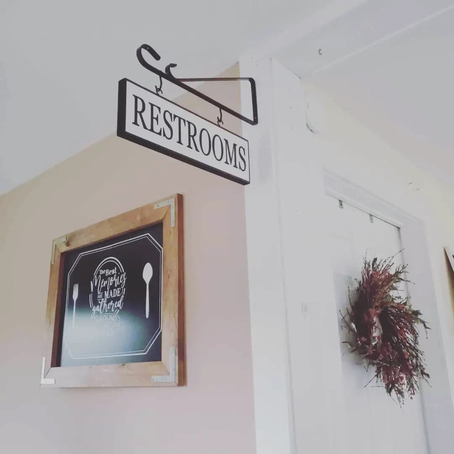 Restrooms / Bathroom Street Sign/restroom Sign/personalized Street Signs/bathroom Sign/farmhouse ...