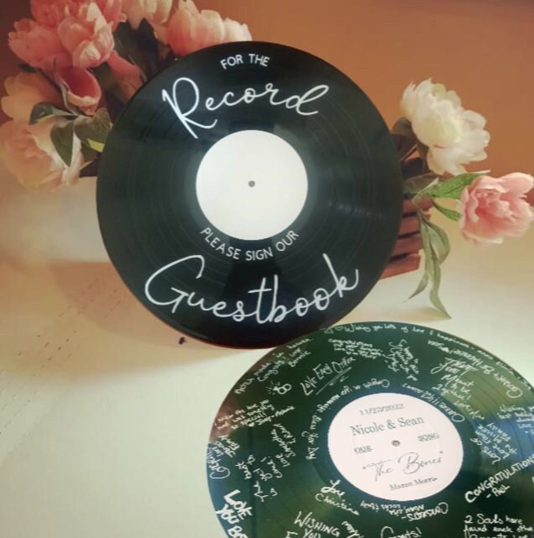 Record Please Sign Our Guestbook Record Signage for the Record Please ...