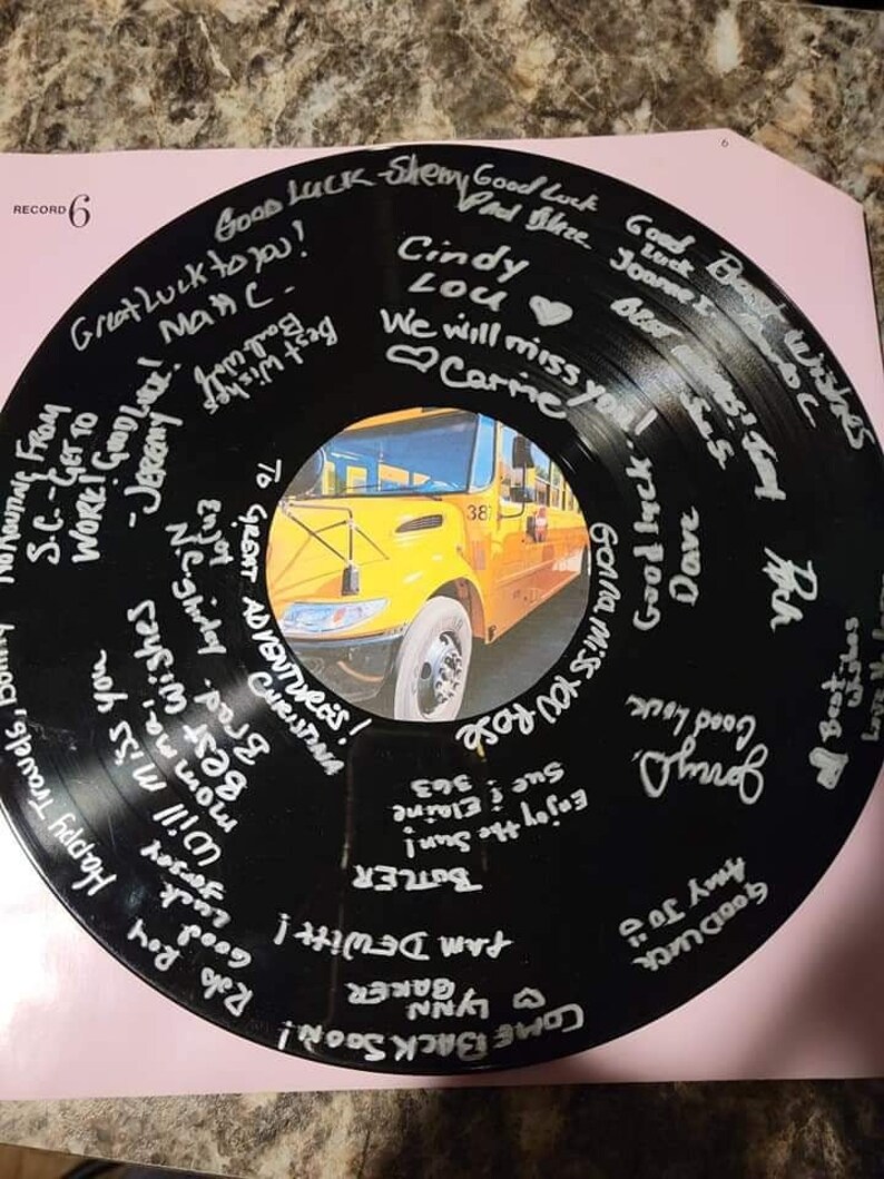Graduation Guest Book Idea Custom Record Guest Book Vinyl Etsy