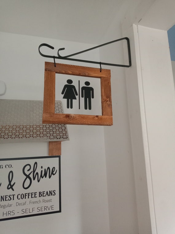 Vintage Metal Ladies Women's Room Wall Sign Rustic Bar Pub Bathroom Door Decor Vintage Metal Ladies Women's Room Wall Sign Rustic Bar Pub Bathroom Door Decor