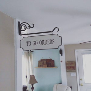 Mens Room Street Sign Personalized Street Signs Rustic Street Sign Farmhouse Style Decor Distressed Farmhouse Decor *Bracket NOT included