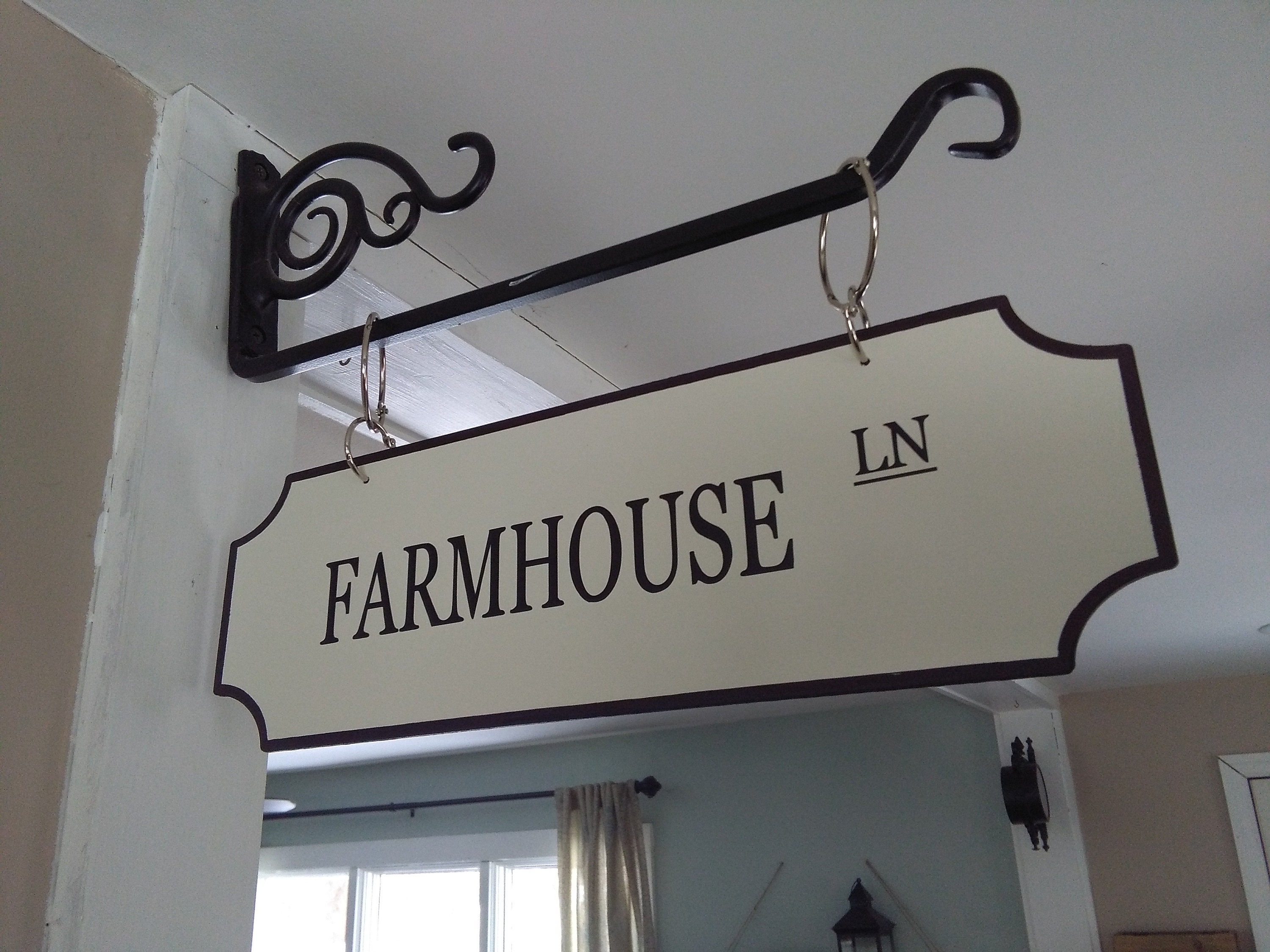 Farmhouse Style Decor Personalized Street Signs Rustic - Etsy