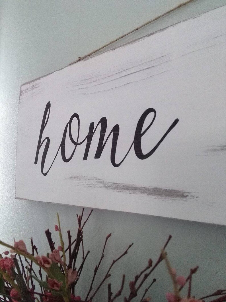 Home is wherever I'm with you/Wooden Sign/Farmhouse Etsy