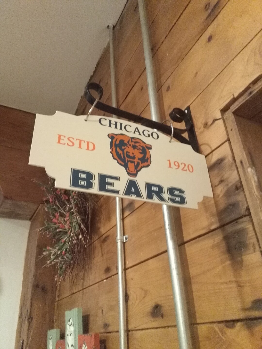 NFL Team Sign Personalized Sports Team Decor NFL Decor Man Etsy