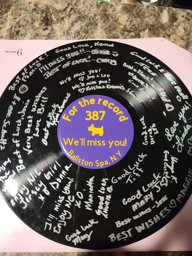 Graduation Guest Book Idea Custom Record Guest Book Vinyl Etsy