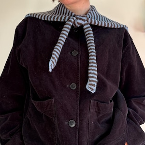 Stickmönster för salt sjömanskrage