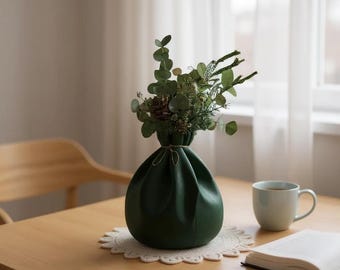 Evergreen Indoor Planter, Holiday Centerpiece | 3D Printed Festive Home Décor | Modern Winter Seasonal Decoration